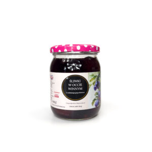 Śliwki w occie winnym